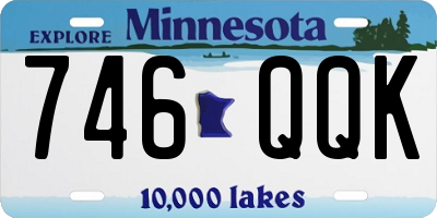 MN license plate 746QQK