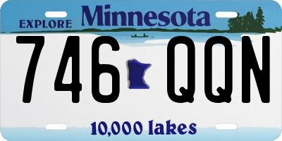 MN license plate 746QQN
