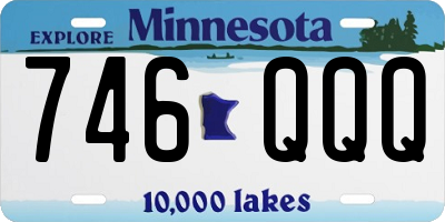 MN license plate 746QQQ