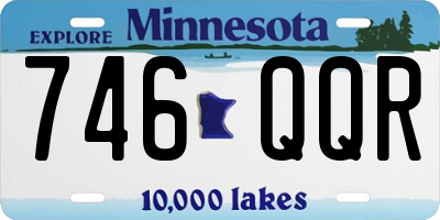 MN license plate 746QQR