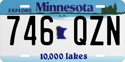 MN license plate 746QZN