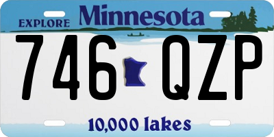MN license plate 746QZP