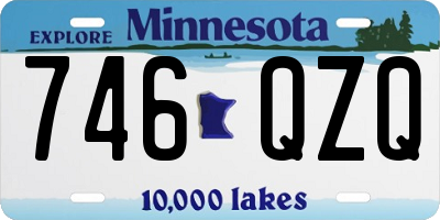 MN license plate 746QZQ