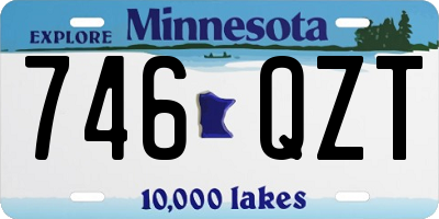 MN license plate 746QZT