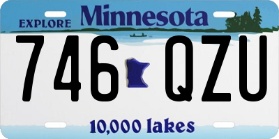 MN license plate 746QZU