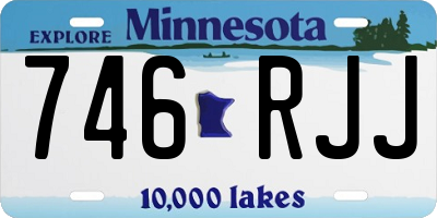 MN license plate 746RJJ