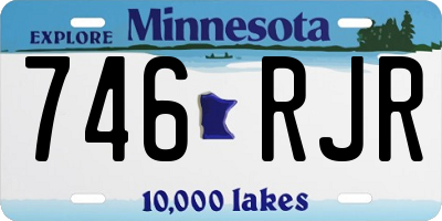 MN license plate 746RJR