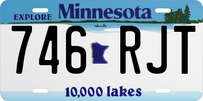 MN license plate 746RJT