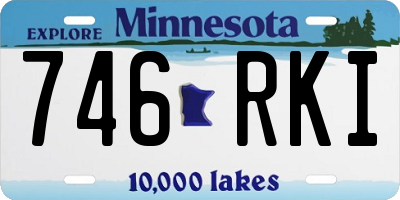 MN license plate 746RKI