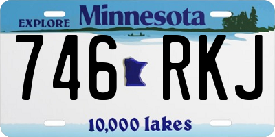 MN license plate 746RKJ