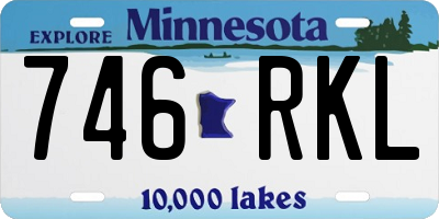 MN license plate 746RKL