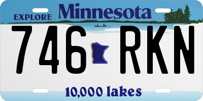 MN license plate 746RKN