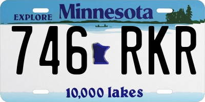 MN license plate 746RKR