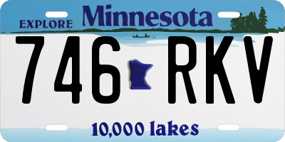 MN license plate 746RKV