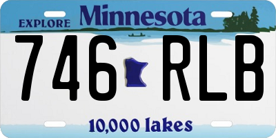 MN license plate 746RLB