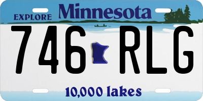 MN license plate 746RLG