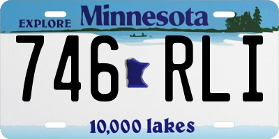 MN license plate 746RLI