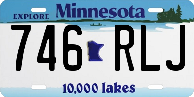 MN license plate 746RLJ