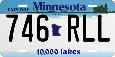 MN license plate 746RLL
