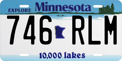 MN license plate 746RLM