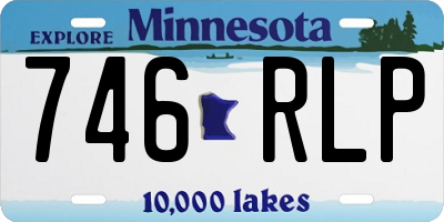 MN license plate 746RLP