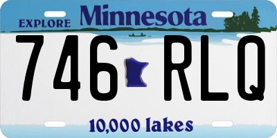 MN license plate 746RLQ