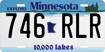 MN license plate 746RLR