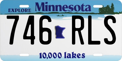 MN license plate 746RLS