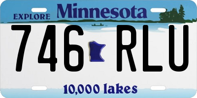 MN license plate 746RLU