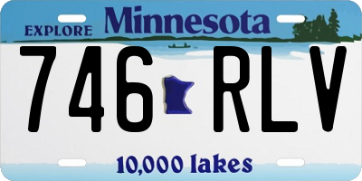 MN license plate 746RLV