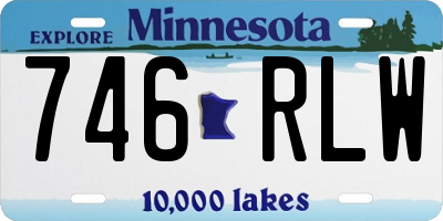 MN license plate 746RLW