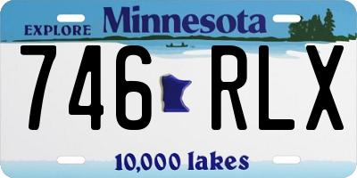 MN license plate 746RLX