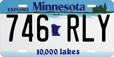 MN license plate 746RLY