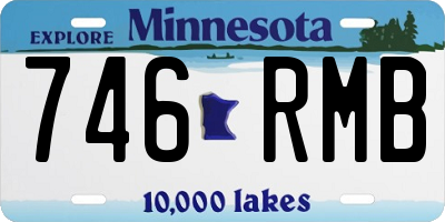 MN license plate 746RMB