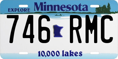 MN license plate 746RMC