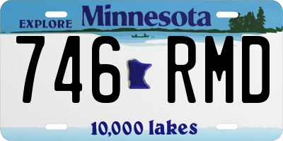 MN license plate 746RMD