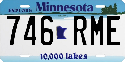 MN license plate 746RME