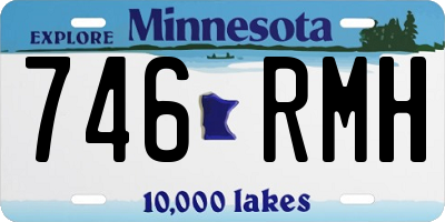 MN license plate 746RMH