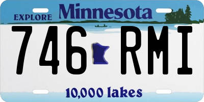 MN license plate 746RMI