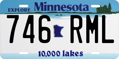 MN license plate 746RML