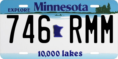 MN license plate 746RMM