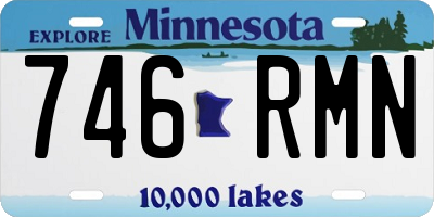 MN license plate 746RMN