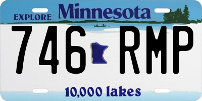 MN license plate 746RMP
