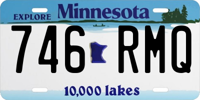 MN license plate 746RMQ