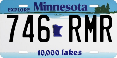 MN license plate 746RMR
