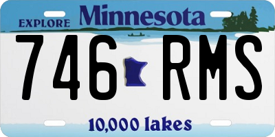 MN license plate 746RMS