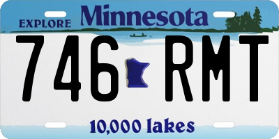 MN license plate 746RMT