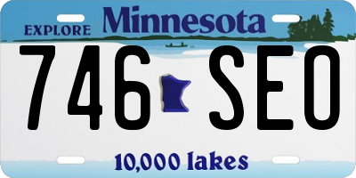 MN license plate 746SEO