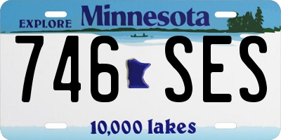 MN license plate 746SES
