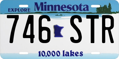 MN license plate 746STR